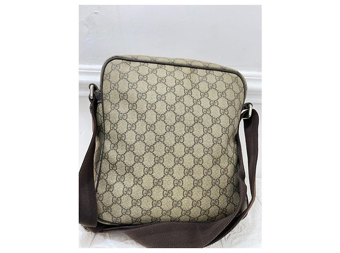 Borsa messenger Gucci GG Plus monogram marrone Multicolore - vista 10