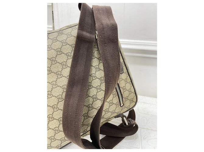 Borsa messenger Gucci GG Plus monogram marrone Multicolore - vista 11