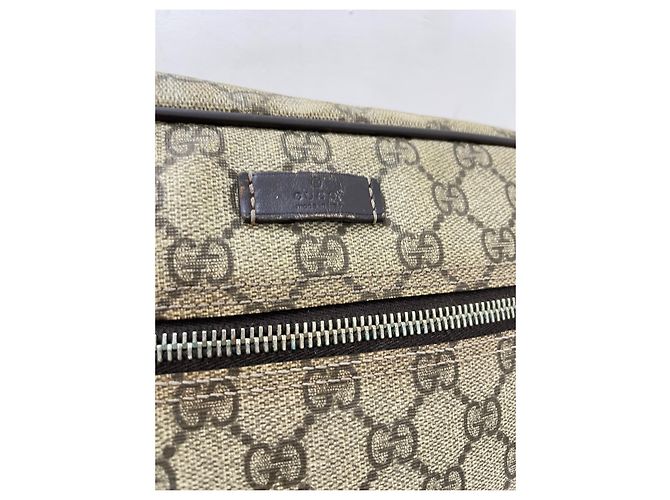 Borsa messenger Gucci GG Plus monogram marrone Multicolore - vista 7