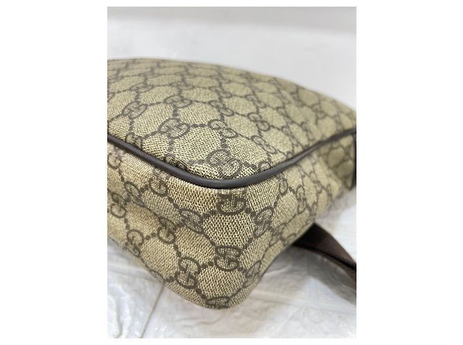 Borsa messenger Gucci GG Plus monogram marrone Multicolore - vista 8