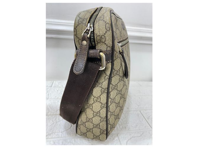 Borsa messenger Gucci GG Plus monogram marrone Multicolore - vista 9