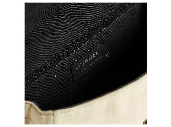 Chanel 2.55 JERSEY MARFIL PLATA 24 Crudo - vista 7