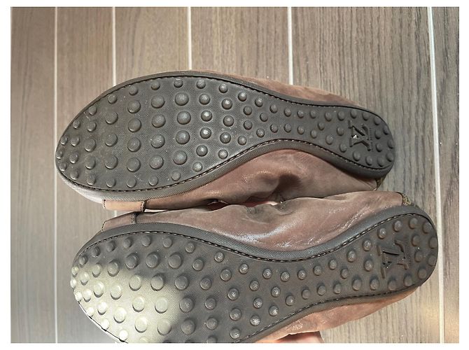Louis Vuitton bailarinas Lucky piel marrón oscuro 38 - vista 4