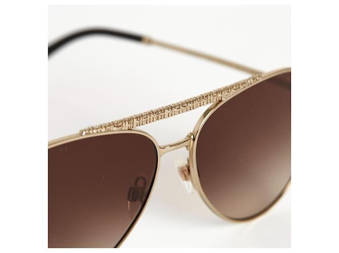Chanel Lentes de sol Dorado - vista 3