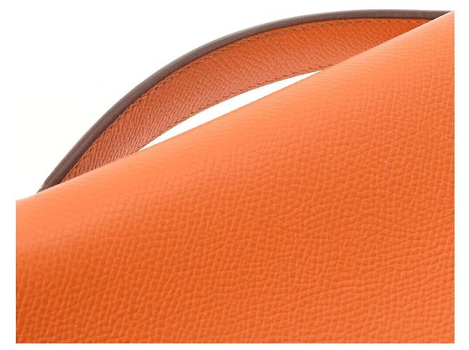 Sac à dépêches Hermès Hermes Sac a Depeche Arancione - vista 6