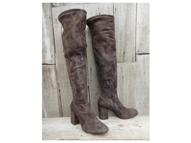 Autre Marque Botas elásticas Millà p 40 Marrón oscuro - vista 2