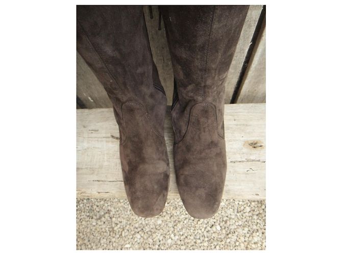 Autre Marque Botas elásticas Millà p 40 Marrón oscuro - vista 3