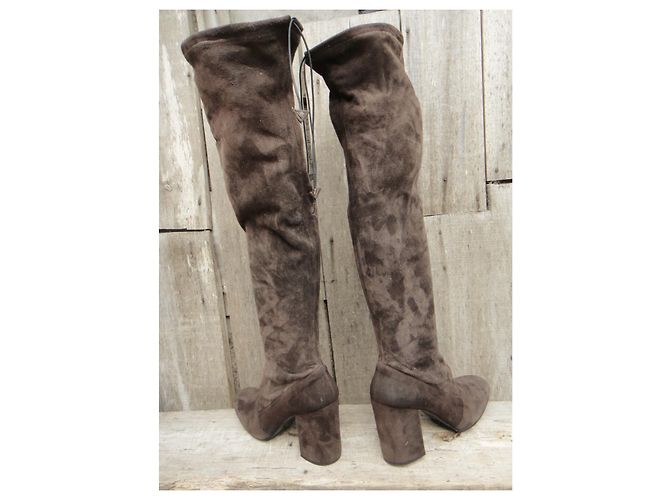 Autre Marque Botas elásticas Millà p 40 Marrón oscuro - vista 4