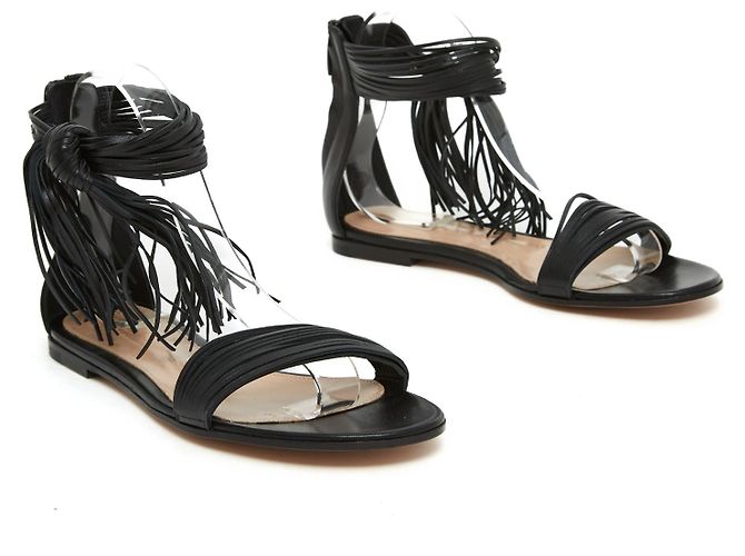 Gianvito Rossi NAPPA PIATTA NERA UE38 new Nero - vista 2