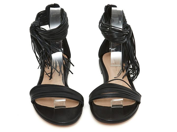 Gianvito Rossi NAPPA PIATTA NERA UE38 new Nero - vista 3