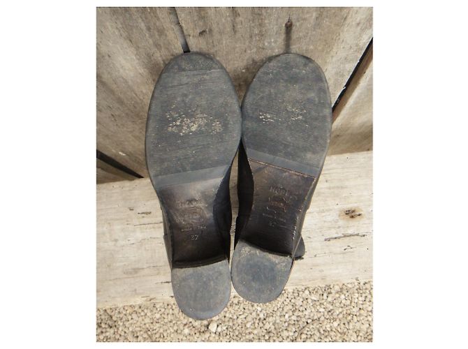 Autre Marque Botines Hope de piel negra talla 37 Negro - vista 5