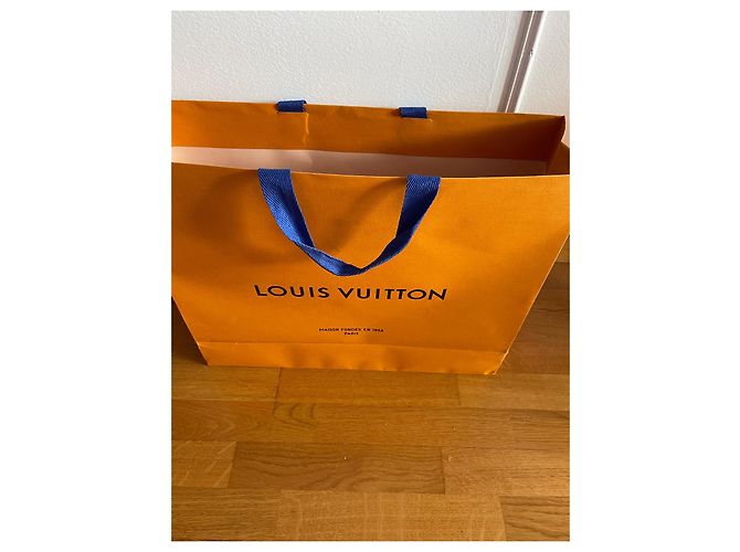 Borsa Louis Vuitton Neverfull Marrone Pelle - vista 3