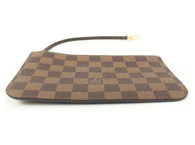 Louis Vuitton Pochette da polso piccola Damier Ebene Neverfull Pochette PM - vista 6