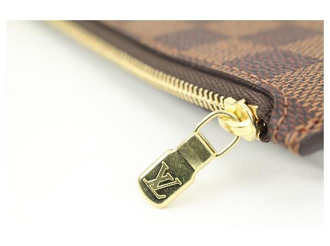 Louis Vuitton Pochette da polso piccola Damier Ebene Neverfull Pochette PM - vista 8