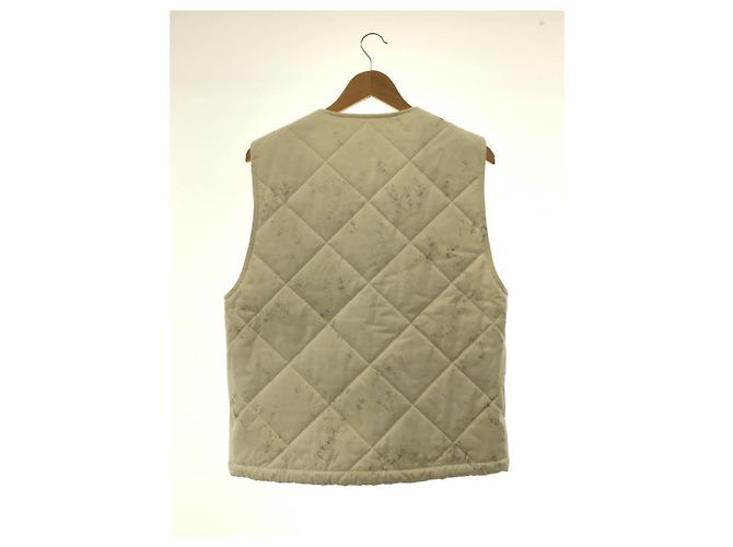 Colete acolchoado com zíper JACQUEMUS / 44 / Algodão / Branco / Padrão Total / Flor / Flor / Lavanda / Designers - vista 2