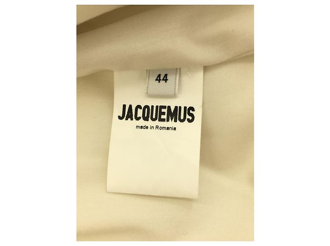 Colete acolchoado com zíper JACQUEMUS / 44 / Algodão / Branco / Padrão Total / Flor / Flor / Lavanda / Designers - vista 4