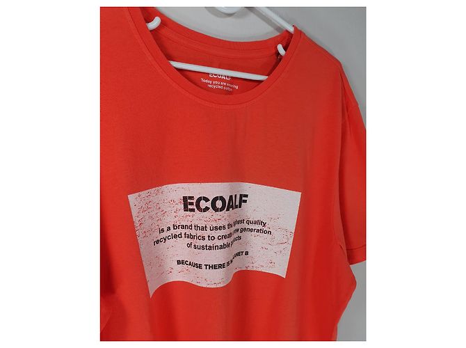 Autre Marque T-shirt ECOALF in cotone color pesca - vista 2