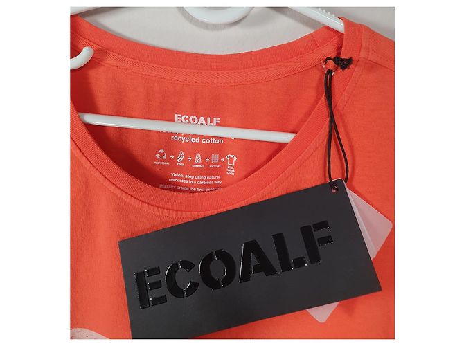 Autre Marque T-shirt ECOALF in cotone color pesca - vista 4