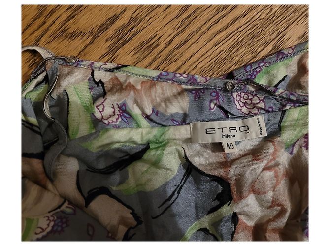 Etro Jersey-Kleid mit Blumenmuster Mehrfarben - Ansicht 3