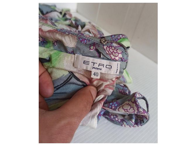 Etro Jersey-Kleid mit Blumenmuster Mehrfarben - Ansicht 5