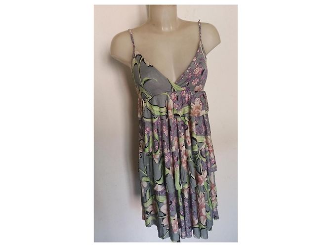 Etro Jersey-Kleid mit Blumenmuster Mehrfarben - Ansicht 7