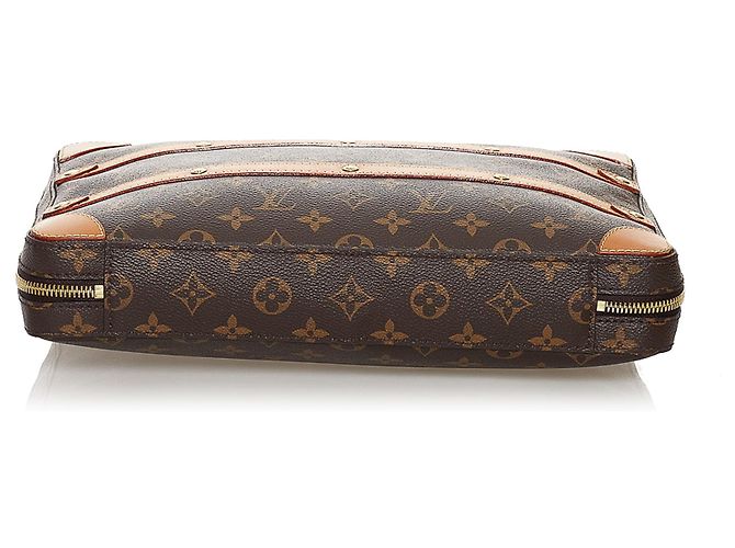 Bolso Mensajero Soft Trunk MM Monograma Marrón Louis Vuitton Castaño - vista 4