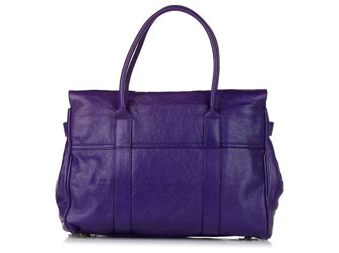 Mulberry Bolsa tote de couro Bayswater roxa amoreira - vista 3