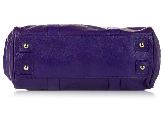 Mulberry Bolsa tote de couro Bayswater roxa amoreira - vista 4