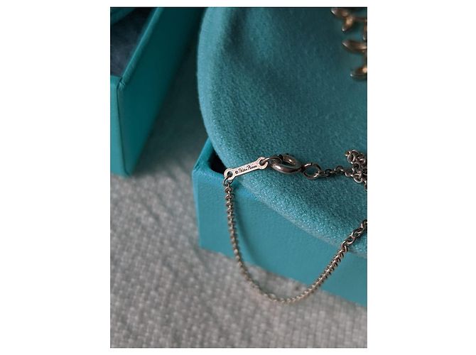 Tiffany & Co Conjunto de colar e brincos em prata de lei Paloma Picasso Olive Leaf - vista 6