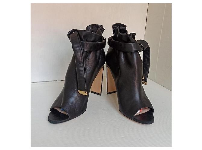 Nicholas Kirkwood sandali peep toe Nero - vista 10