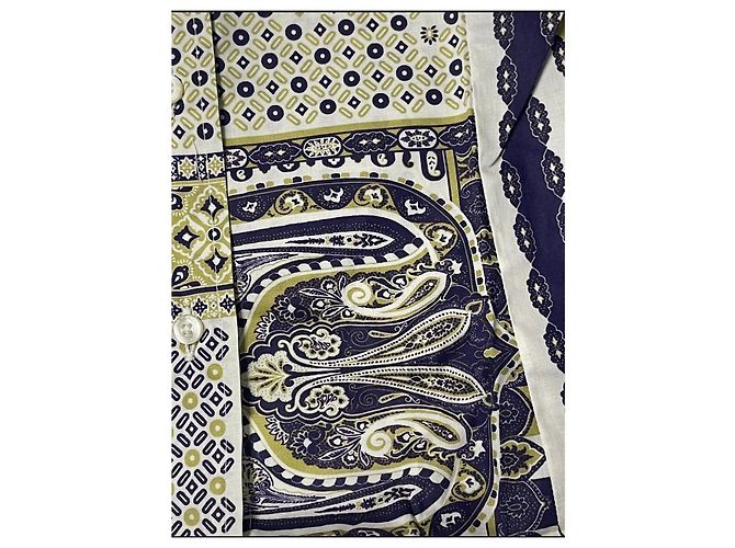 Etro camicia verde multicolor paisley Multicolore - vista 6