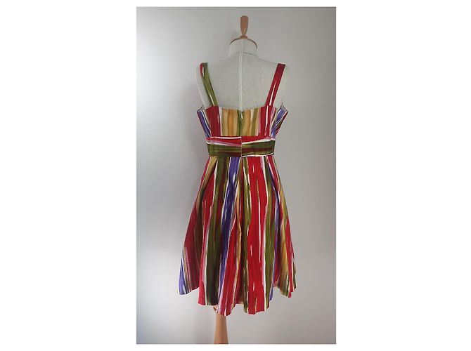 Abito Calvin Klein in cotone multicolore - vista 5