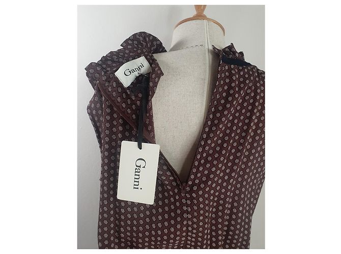 Ganni La Motte Kleid Viscose Mehrfarben - Ansicht 5