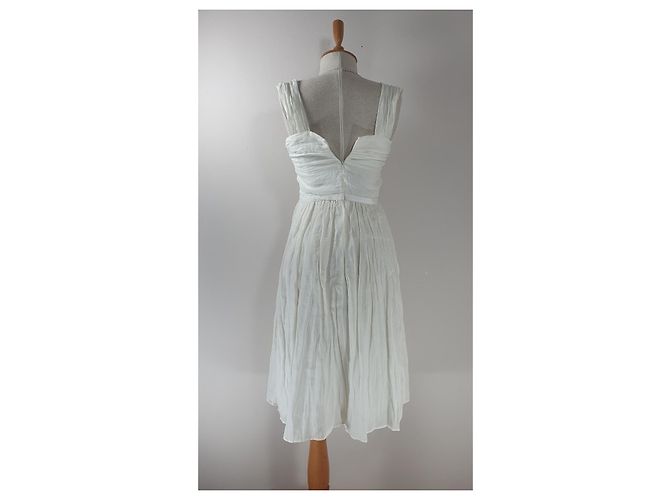 Vestido Vanessa Bruno Marfil Bordado Blanco - vista 4