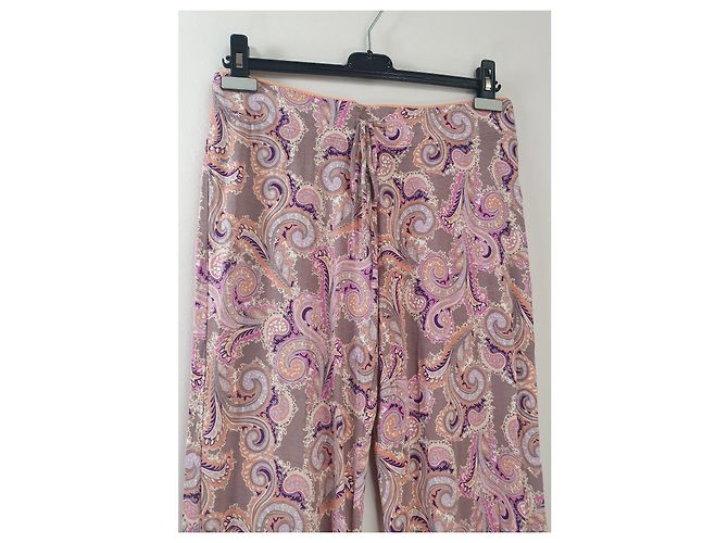 Pantalones Cynthia Rowley Rayón Elastano M Multicolor - vista 2