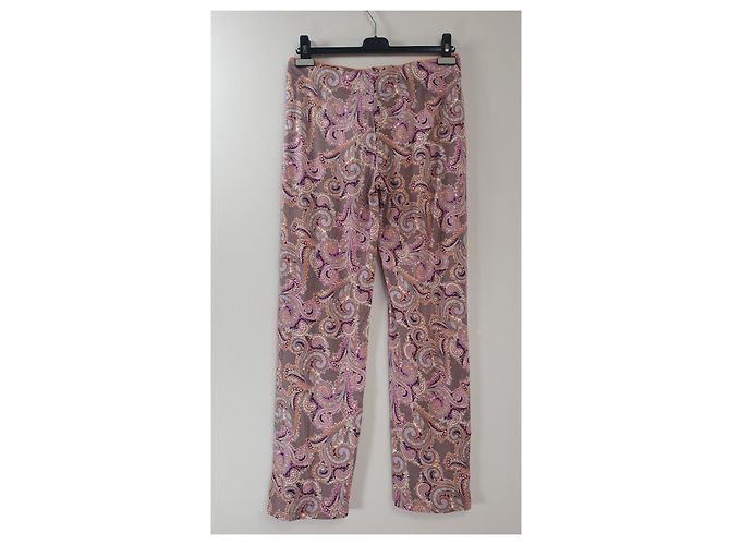 Pantalones Cynthia Rowley Rayón Elastano M Multicolor - vista 3