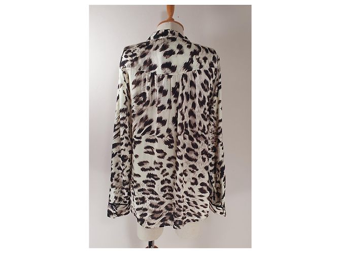Autre Marque Camiseta Raven Gwen Leo Estampado Leopardo Viscosa Multicolor Estampado de leopardo - vista 4