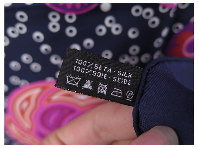 Chanel Lenços de seda Multicor - vista 5