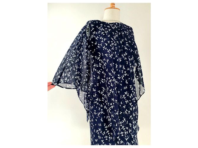Ralph Lauren Kleid in Blau aus Polyester - Ansicht 3