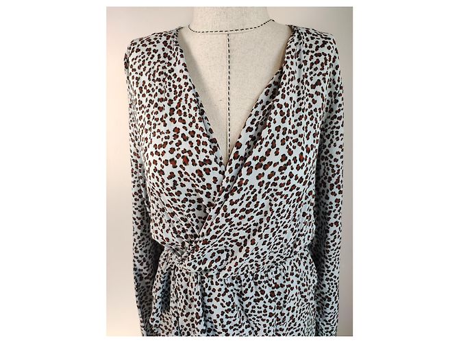 Munthe Plus Simonsen Kleid Viscose Mehrfarbig Mehrfarben - Ansicht 3