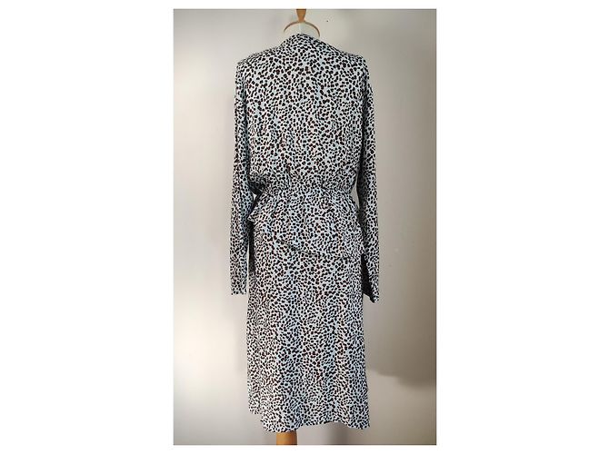 Munthe Plus Simonsen Kleid Viscose Mehrfarbig Mehrfarben - Ansicht 5