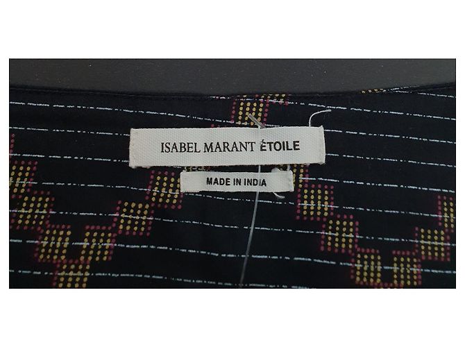 Falda Isabel Marant Etoile de algodón Talla 38 Multicolor - vue 5