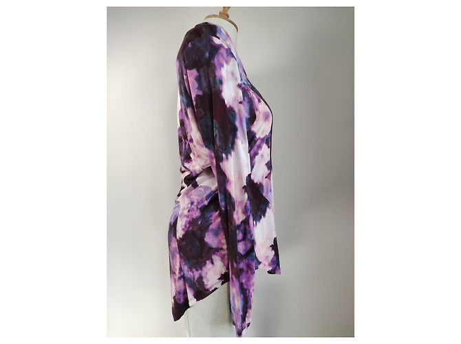 Camicetta Vera Wang Simply a Manica Lunga in Raion Multicolore - vista 2