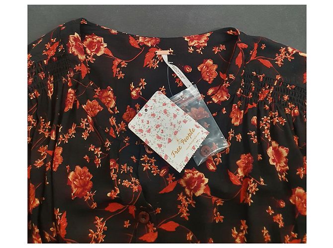 Free People Kleid aus Viscose Mehrfarben - Ansicht 6