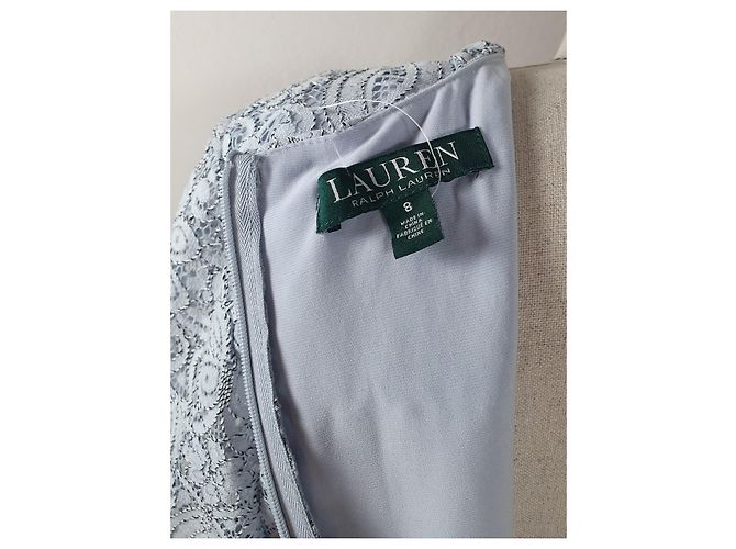 Ralph Lauren Spitzenkleid in Blau - Ansicht 5
