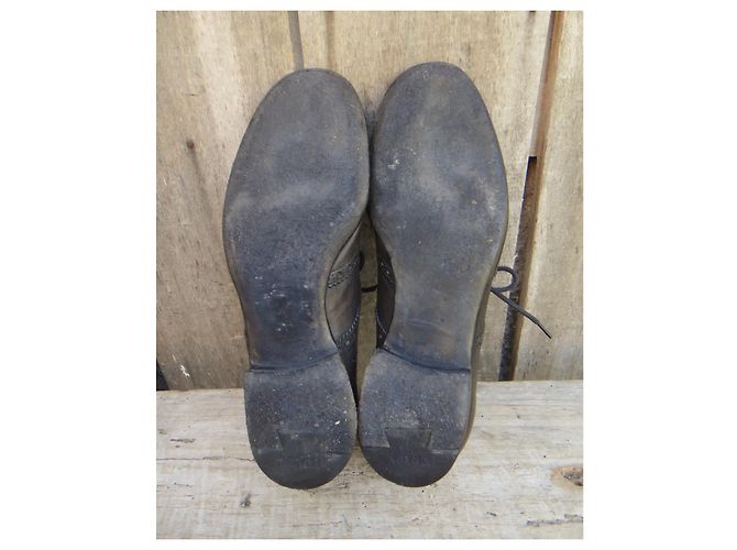Scarpe derby Prada in pelle marrone scuro 39,5 - vista 6