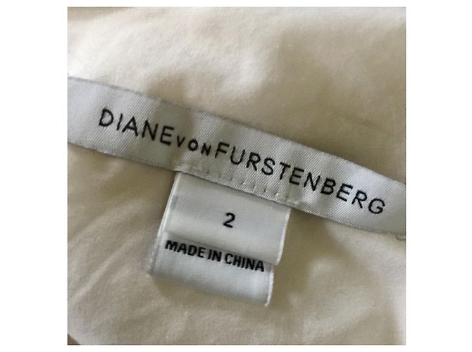 Diane Von Furstenberg Abito a tubino DvF Cecila Bianco - vista 4