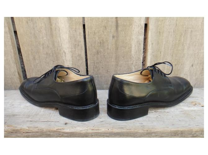 Décolleté derby Paraboot in pelle nera 36 Nero - vista 5