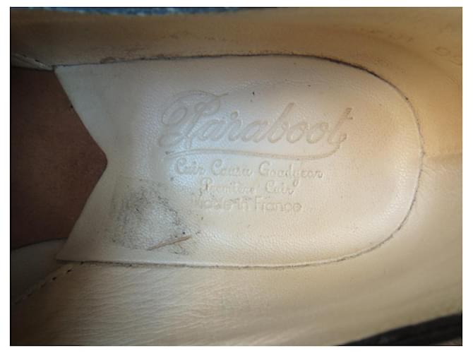 Décolleté derby Paraboot in pelle nera 36 Nero - vista 7