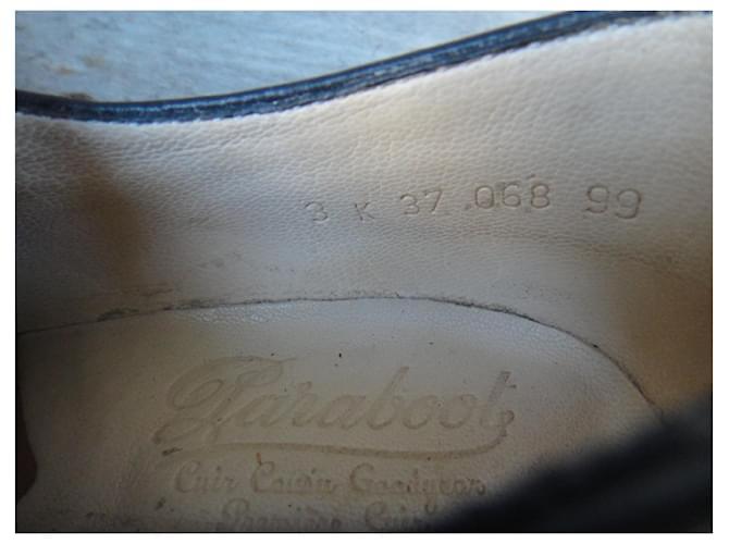Décolleté derby Paraboot in pelle nera 36 Nero - vista 8